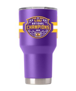 LSU Purple National Champs Stainless Steel Tumbler Gift for Fan