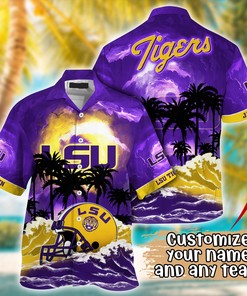 LSU TIGERS NCAA Best Hawaiian Shirt Ever- Customize Any Team Any League