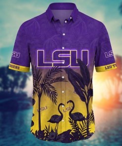 LSU TIGERS NCAA Flower Hawaii Shirt For Fans Ver 12