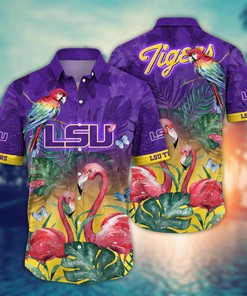 LSU TIGERS NCAA Flower Hawaii Shirt For Fans Ver 13