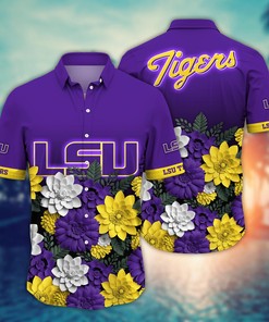 LSU TIGERS NCAA Flower Hawaii Shirt For Fans Ver 14
