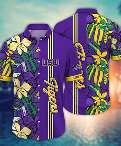 LSU TIGERS NCAA Flower Hawaii Shirt For Fans Ver 16