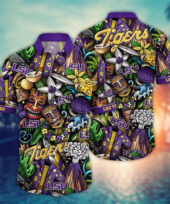 LSU TIGERS NCAA Flower Hawaii Shirt For Fans Ver 17