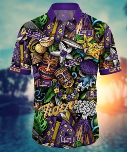 LSU TIGERS NCAA Flower Hawaii Shirt For Fans Ver 17