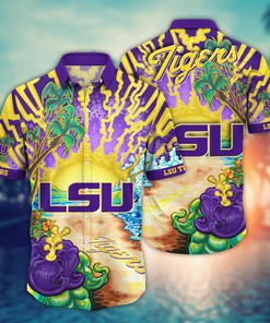 LSU TIGERS NCAA Flower Hawaii Shirt For Fans Ver 2