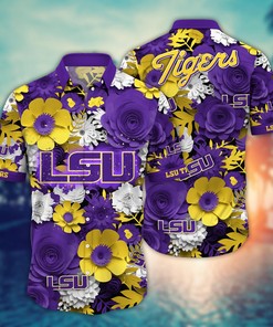 LSU TIGERS NCAA Flower Hawaii Shirt For Fans Ver 28