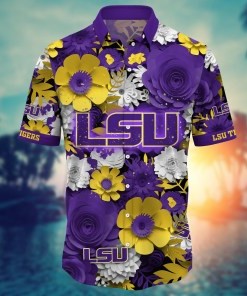 LSU TIGERS NCAA Flower Hawaii Shirt For Fans Ver 28