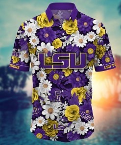 LSU TIGERS NCAA Flower Hawaii Shirt For Fans Ver 3