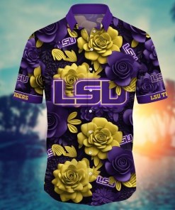 LSU TIGERS NCAA Flower Hawaii Shirt For Fans Ver 37