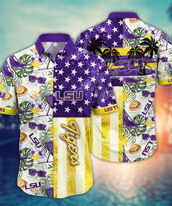 LSU TIGERS NCAA Flower Hawaii Shirt For Fans Ver 7