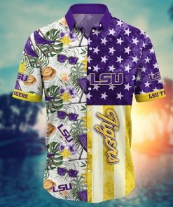 LSU TIGERS NCAA Flower Hawaii Shirt For Fans Ver 7