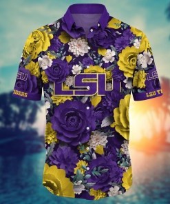 LSU TIGERS NCAA Flower Hawaii Shirt For Fans Ver 8