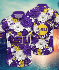 LSU TIGERS NCAA Flower Hawaii Shirt For Fans Ver 9