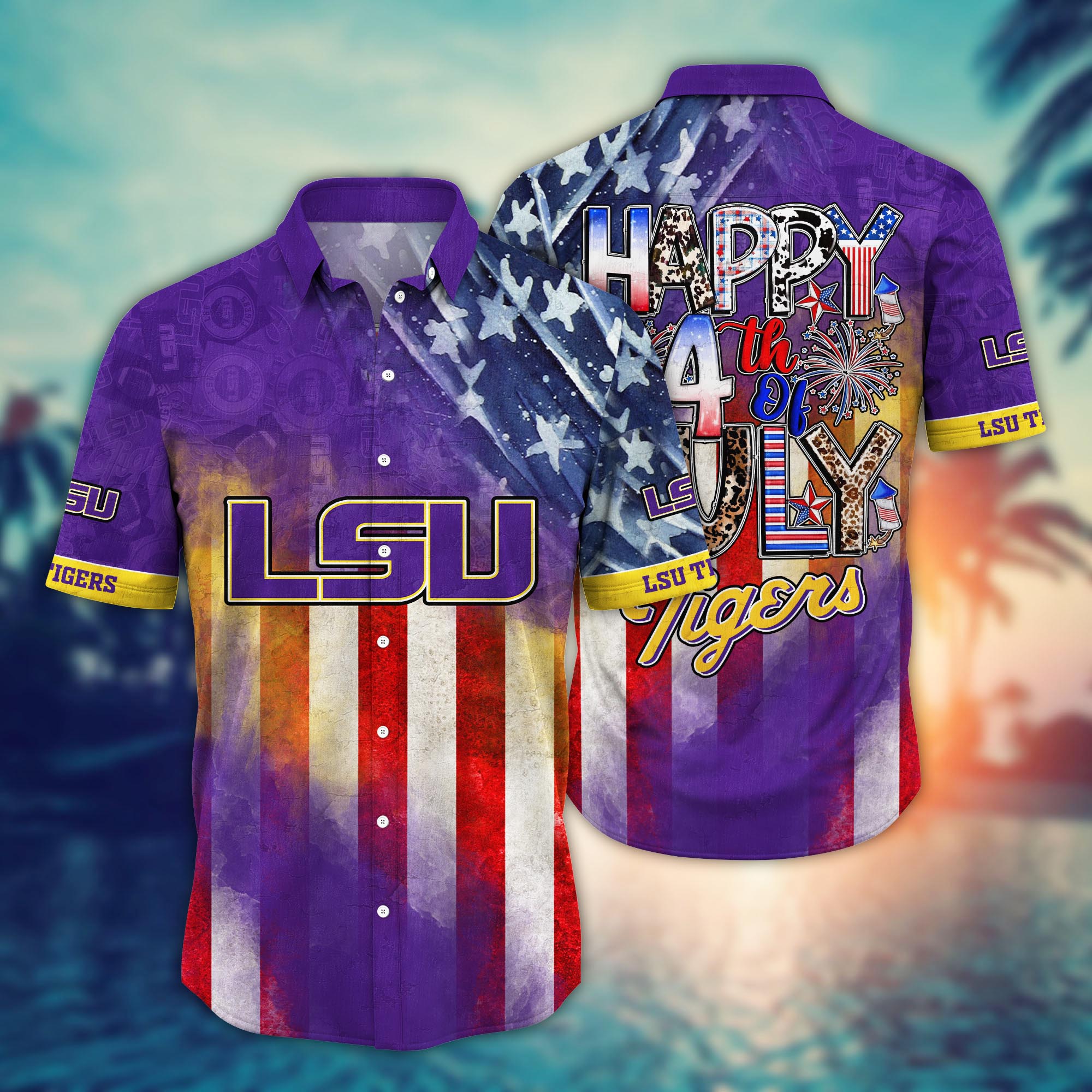 LSU TIGERS NCAA Hawaii Shirt Ver 1