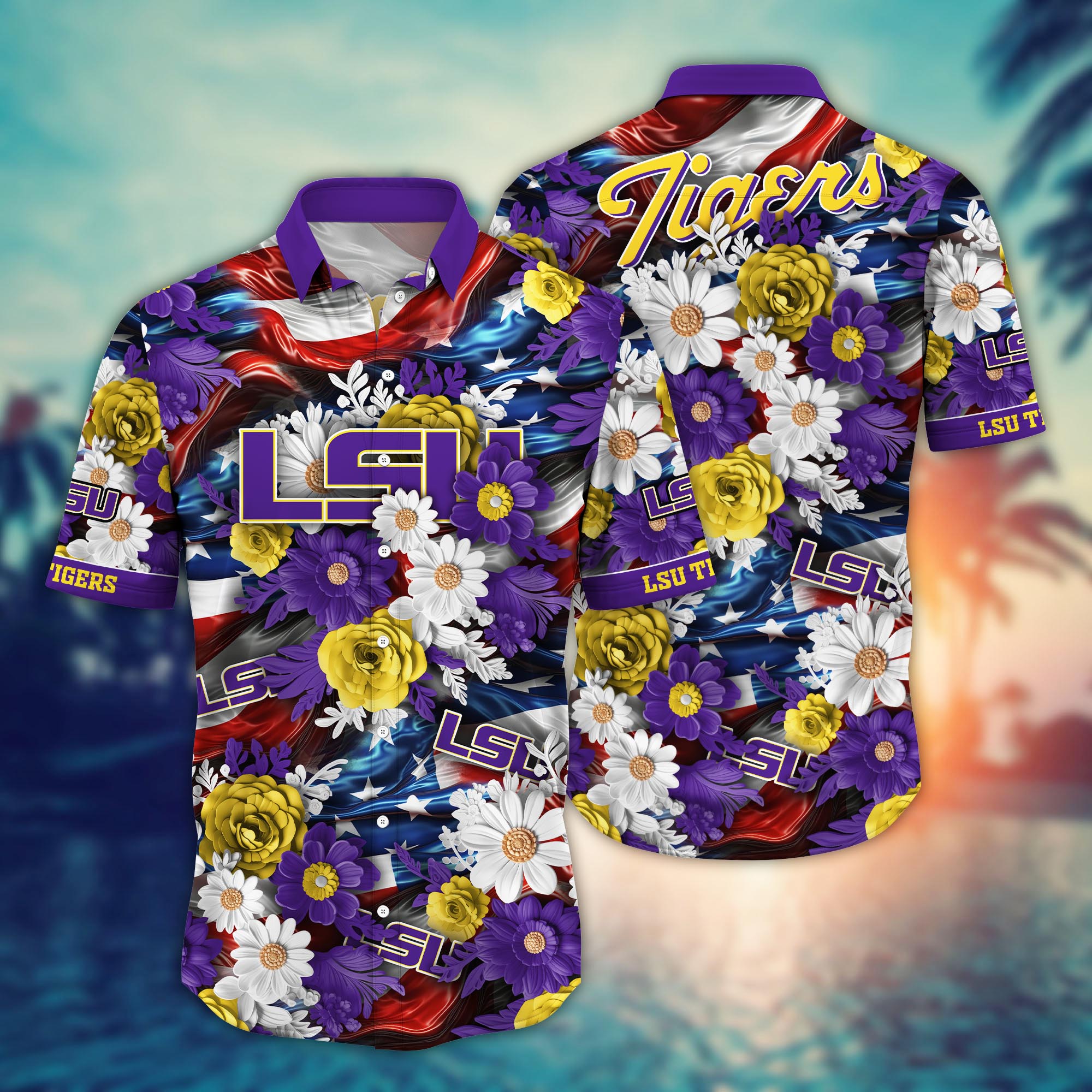 LSU TIGERS NCAA Hawaii Shirt Ver 2