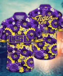 LSU TIGERS NCAA Hawaiian Shirt for This Summer Customize Shirt Any Team