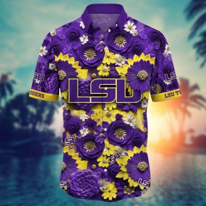 LSU TIGERS NCAA Hawaiian Shirt for This Summer Customize Shirt Any Team