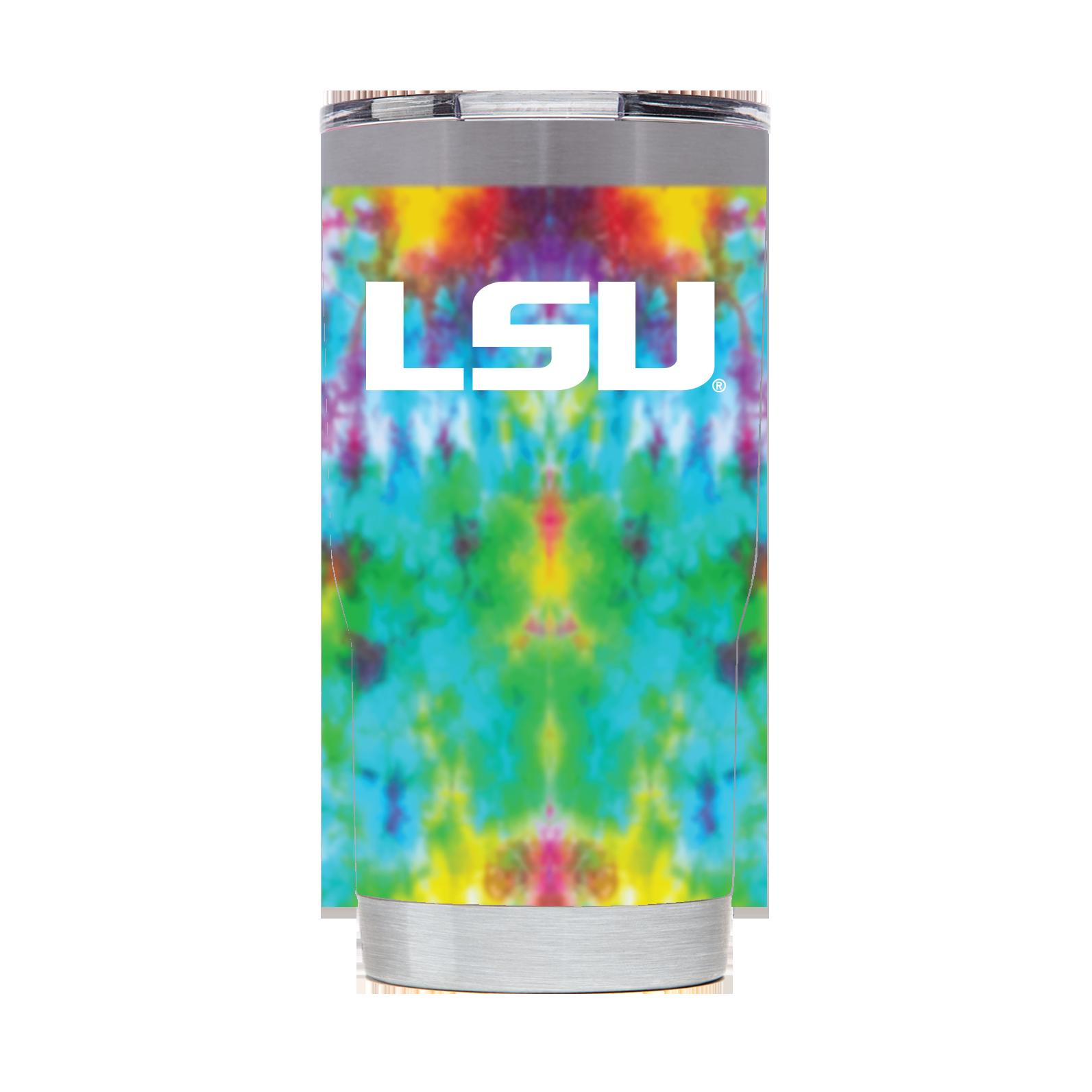 LSU Tie-Dye Tumbler Gift for Fan