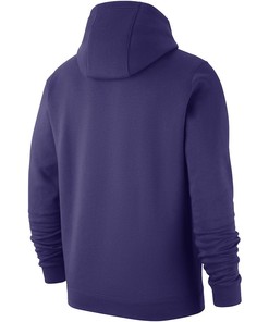 LSU Tigers Basketball Icon Club Fleece Pullover Hoodie - Purple
