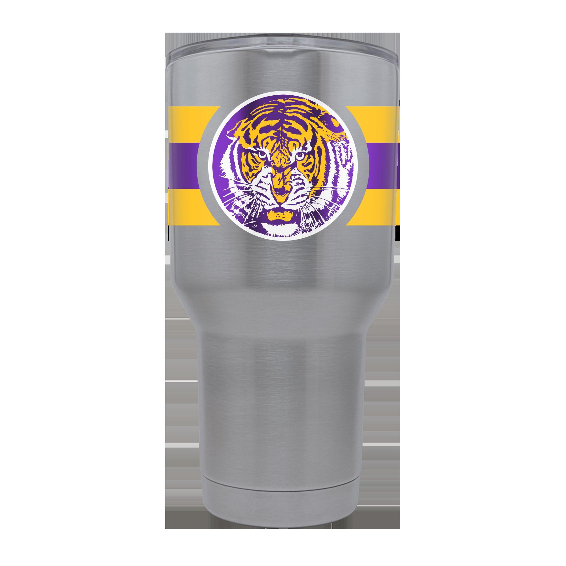 LSU Vault Collection Stainless Steel Tumbler Gift for Fan