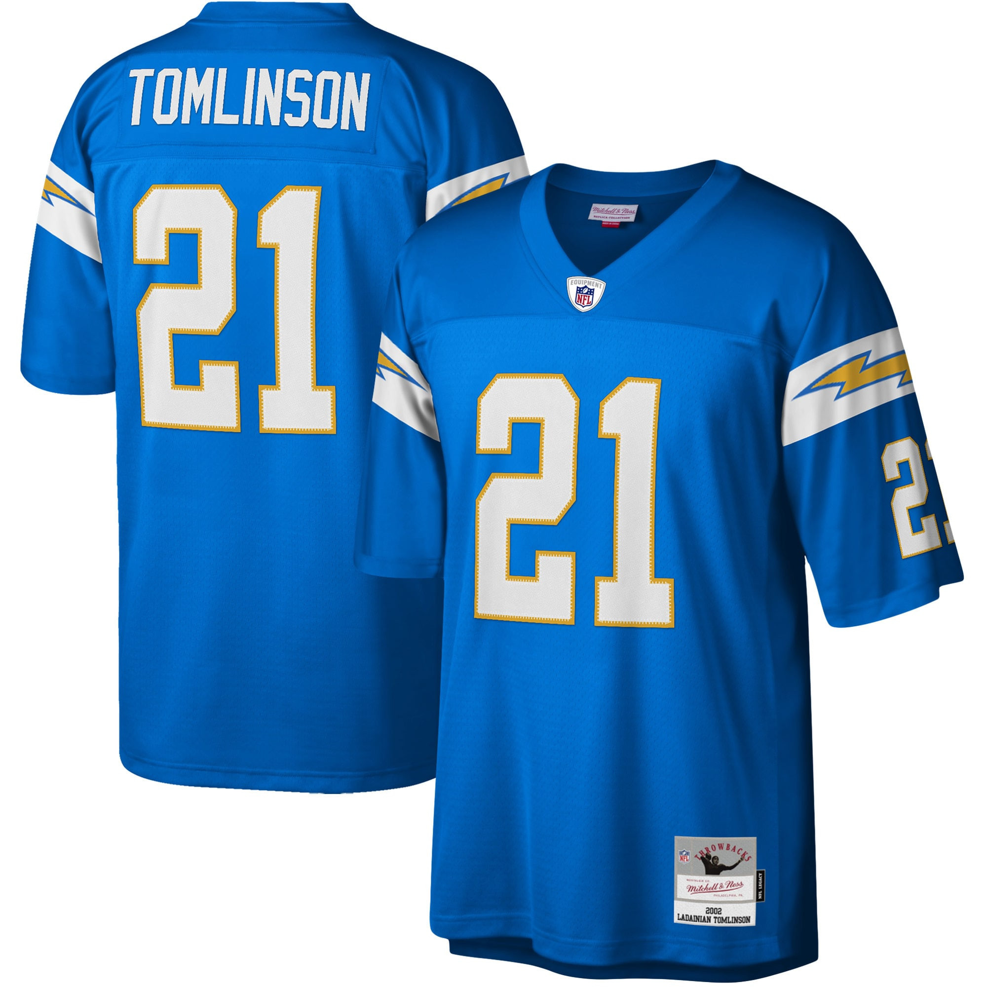 Ladainian Tomlinson Los Angeles Chargers Mitchell & Ness 2009 Legacy Replica Jersey - Powder Blue Nfl