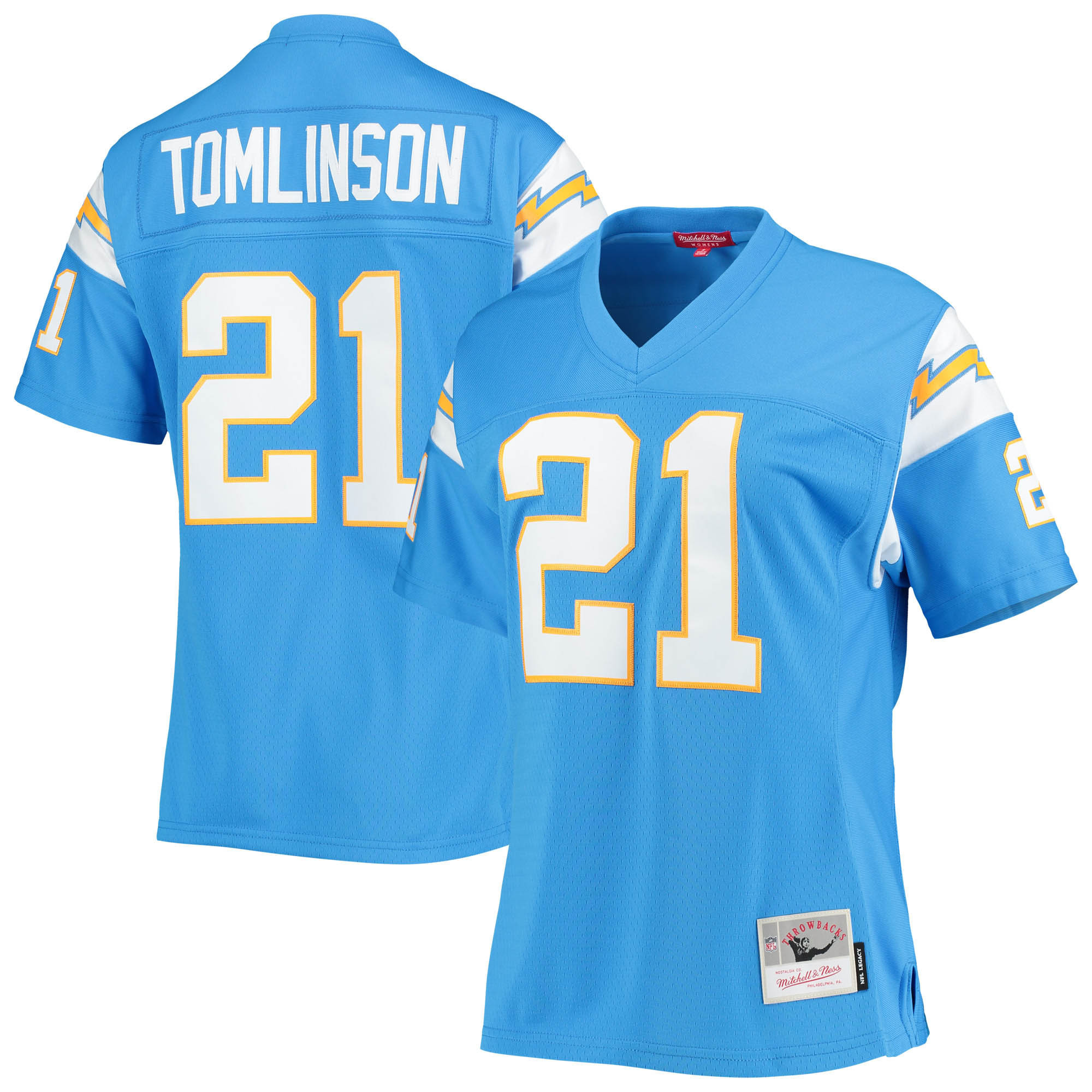Ladainian Tomlinson Los Angeles Chargers Mitchell & Ness Womens Legacy Replica Player Jersey - Powder Blue Nfl