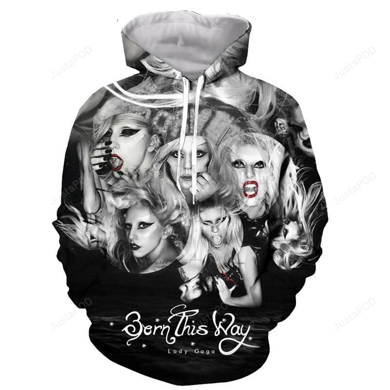 Lady Gaga Style 1 3D Hoodie Zip Hoodie
