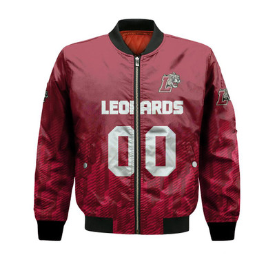 Lafayette Leopards Bomber Jacket Logo Sport Ombre - NCAA
