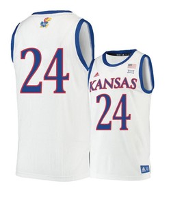 Lagerald Vick 24 Kansas Jayhawks Basketball Men Jersey - Beige