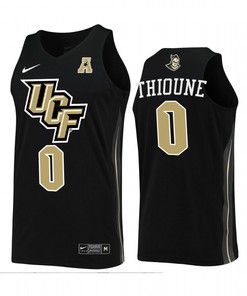 Lahat Thioune 0 UCF Knights Uniform Jersey College Basketball Black
