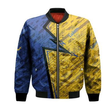 Lake Superior State Lakers Bomber Abstract Pattern Sport- NCAA