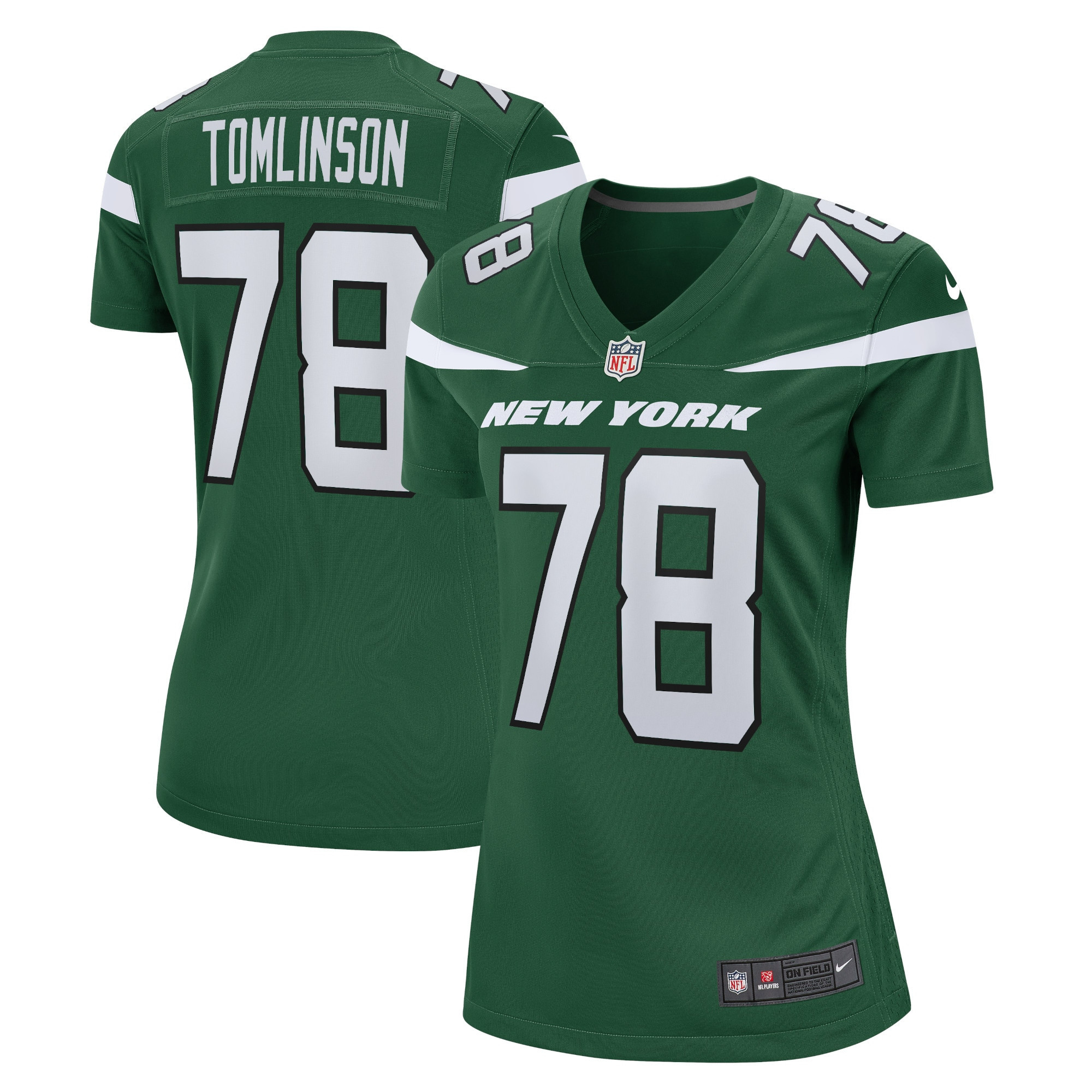 Laken Tomlinson New York Jets Womens Game Jersey - Gotham Green Nfl