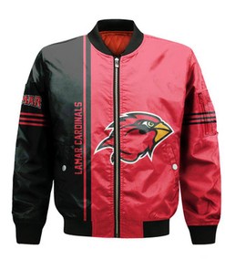 Lamar Cardinals Bomber Jacket Half Style - NCAA
