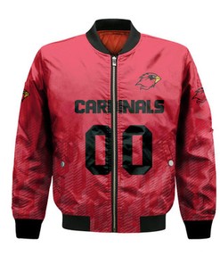 Lamar Cardinals Bomber Jacket Logo Sport Ombre  - NCAA