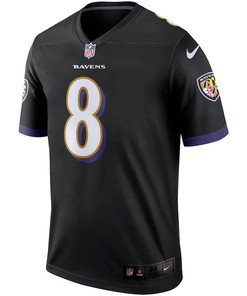 Lamar Jackson 8 Baltimore Ravens Legend Jersey - Black