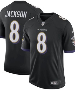 Lamar Jackson 8 Baltimore Ravens Speed Machine Limited Jersey - Black