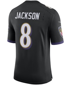 Lamar Jackson 8 Baltimore Ravens Speed Machine Limited Jersey - Black