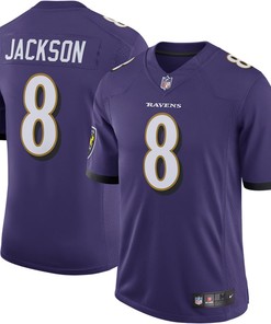 Lamar Jackson 8 Baltimore Ravens Speed Machine Limited Jersey - Purple