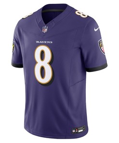Lamar Jackson 8 Baltimore Ravens Vapor F.U.S.E. Limited Jersey - Purple