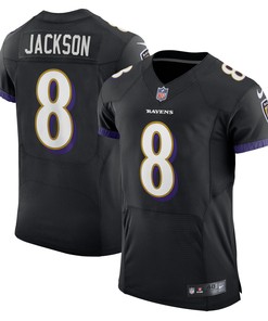 Lamar Jackson Baltimore Ravens Alternate Vapor Elite Player Jersey - Black Nfl