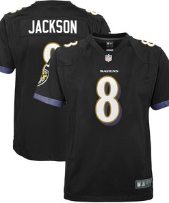 Lamar Jackson Baltimore Ravens Game Jersey Black Nfl