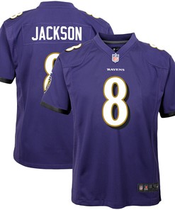 Lamar Jackson Baltimore Ravens Game Jersey - Purple Nfl