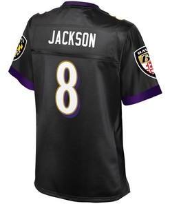 Lamar Jackson Baltimore Ravens Nfl Pro Line Womens Alternate Player Jersey - Black