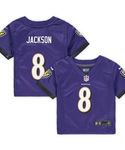 Lamar Jackson Baltimore Ravens Nike Infant Game Jersey - Purple