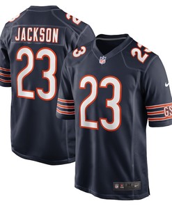 Lamar Jackson Chicago Bears Game Player Jersey - Navy