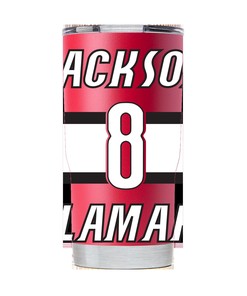 Lamar Jackson Red Tumbler - Vibrant Red Lamar Jackson Tumbler