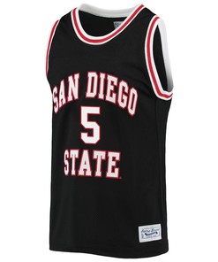 Lamont Butler 5 San Diego State Aztecs 2023 Basketball Jersey- Men Black