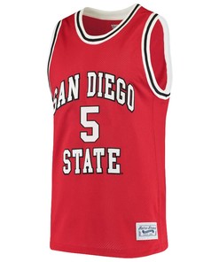 Lamont Butler 5 San Diego State Aztecs 2023 Basketball Jersey- Men Red