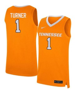 Lamonte Turner 1 Tennessee Volunteers Elite Basketball Men Jersey - Orange