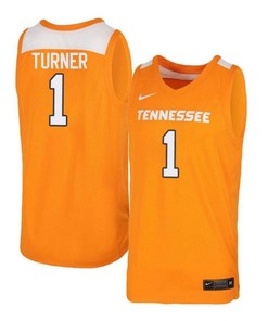 Lamonte Turner 1 Tennessee Volunteers Elite Basketball Men Jersey - Orange White